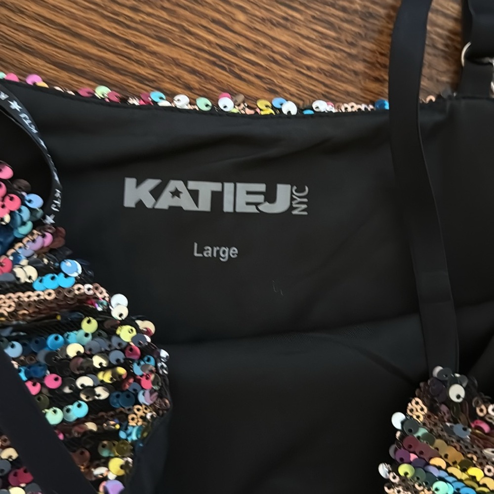 NWT KatieJ NYC Sequin dress - Tween Size Large - Picture 3 of 4